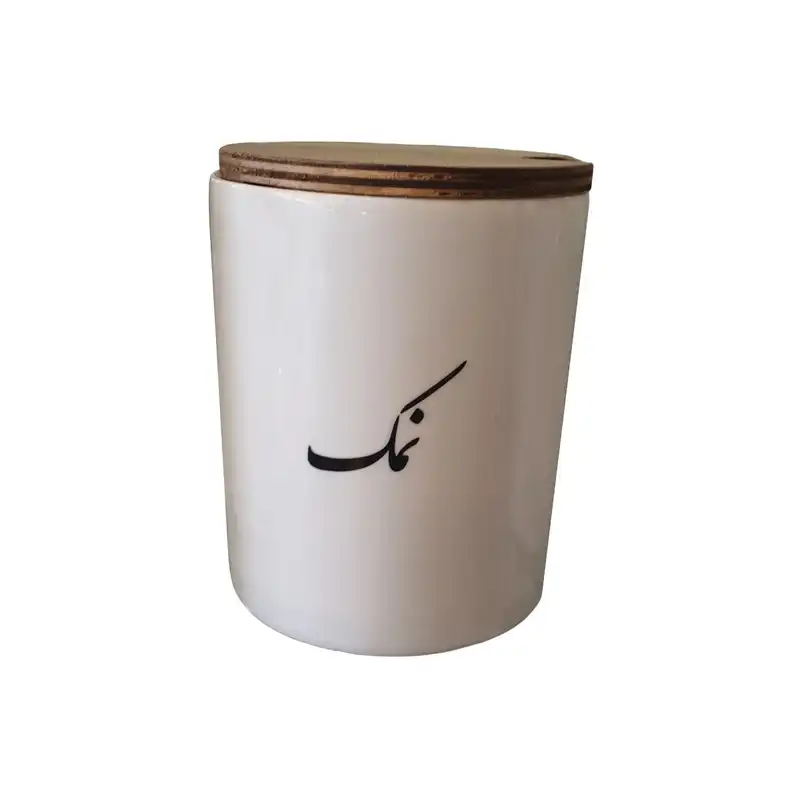 بانکه سرامیکی مدل تکست طرح نمک