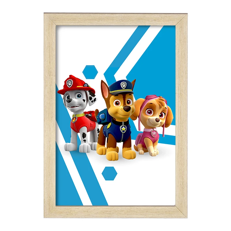 تابلو خندالو مدل چیس و مارشال و اسکای سگ های نگهبان Paw Patrol  کد 12583