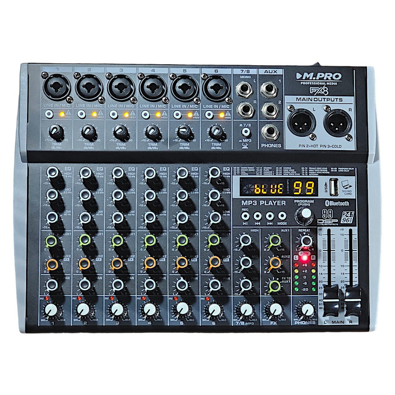 میکسر صدا ام.پرو مدل FX8