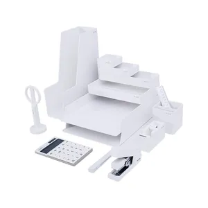 ست لوازم اداری رومیزی دلی مدل NU SIGN مجموعه 13 عددی