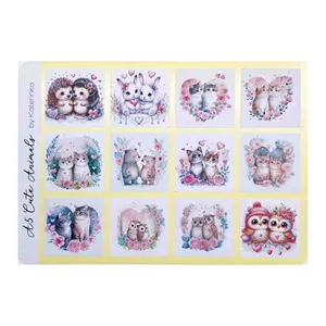 برچسب کاترینکا طرح برش خورده بولت ژورنال و اسکرپ بوک مدل A5 Cute Animals 