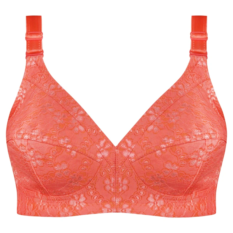 سوتین زنانه ماییلدا مدل بدون فنر کد 5038 رنگ گلبهی