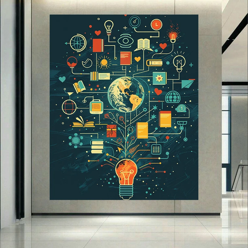  پوستر طرح مخمل خلاقیت و ایده مدل تکنولوژی2 کد AR303426