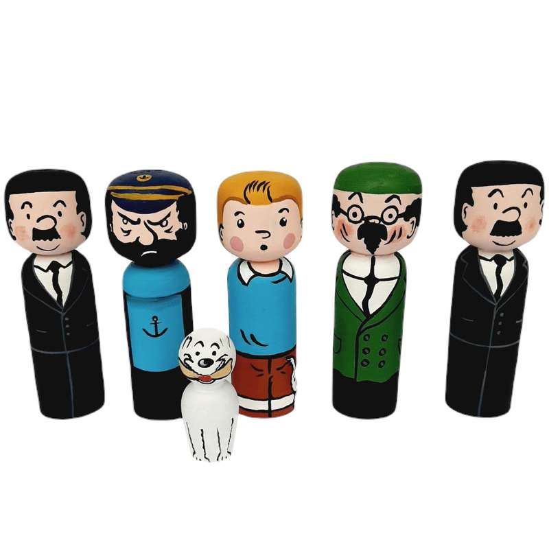 اسباب بازی مدل تن تن و دوستان  کد WT16 مجموعه 6 عددی