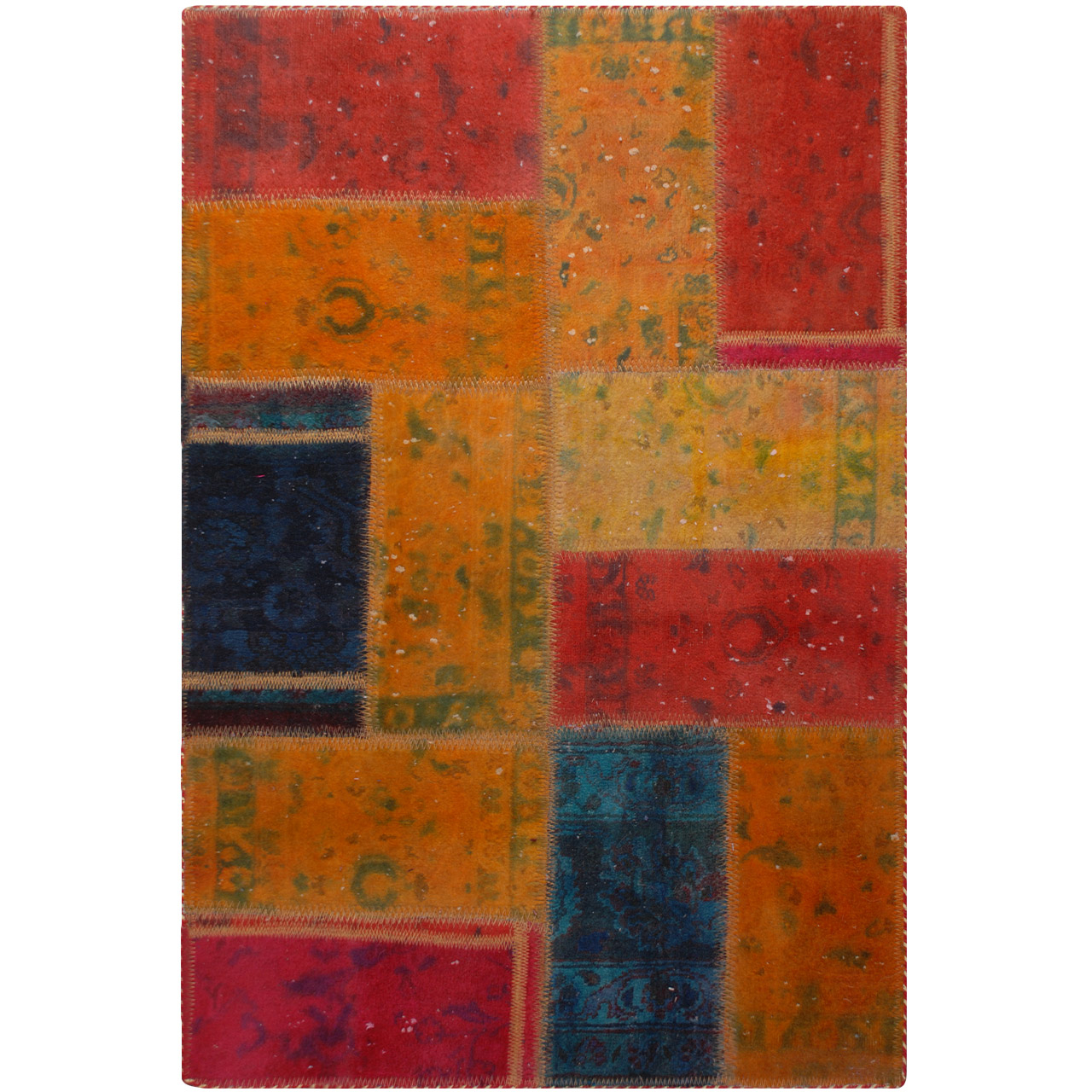 کلاژ فرش دستبافت یک متری فرش هریس کد 101612