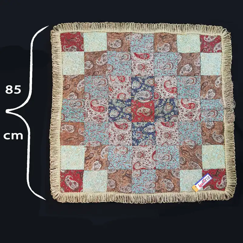 رومیزی ترمه کریز مدل ریشه دار کد san950