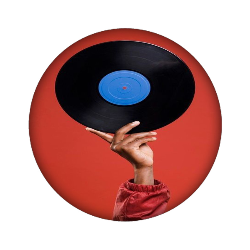 استیکر تزئینی موبایل مدل صفحه گرامافون کد 4678