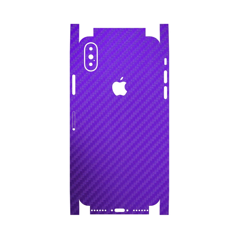 برچسب پوششی ماهوت مدل Purple-Fiber-FullSkin مناسب برای گوشی موبایل اپل iPhone X