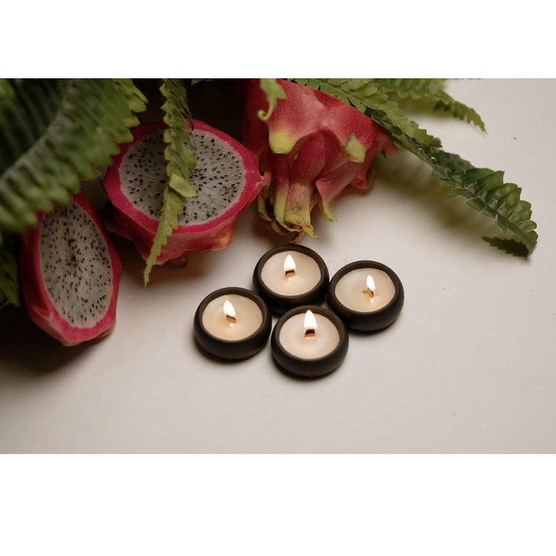 شمع وارمر مدل ژورنالی کد wooden wick بسته 9 عددی