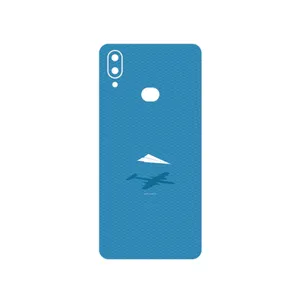 MAHOOT Minimal Paper Airplane Cover Sticker for Samsung Galaxy A10s