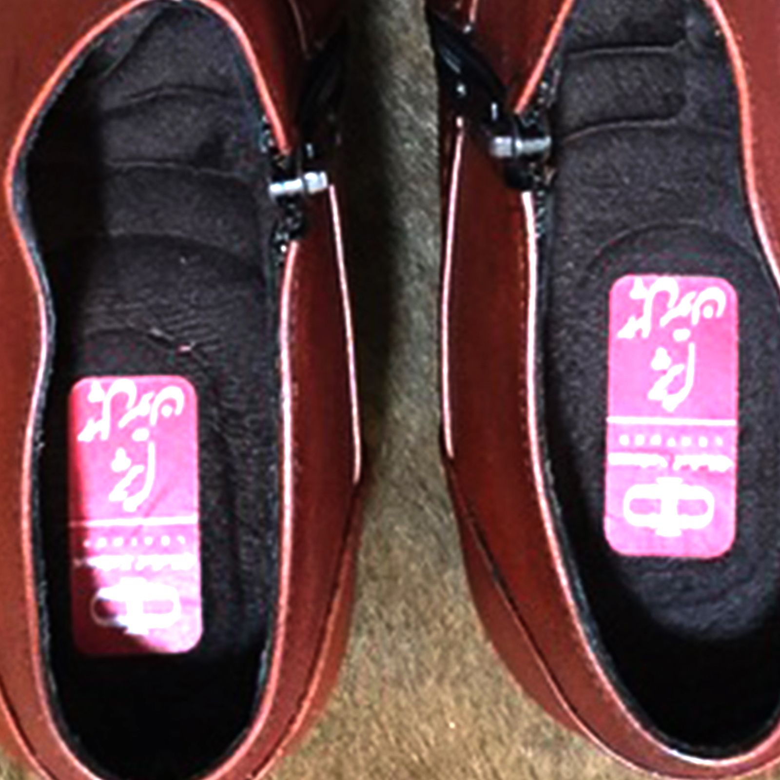 نیم بوت زنانه چرم چهل ستون کد 760-S - - 7