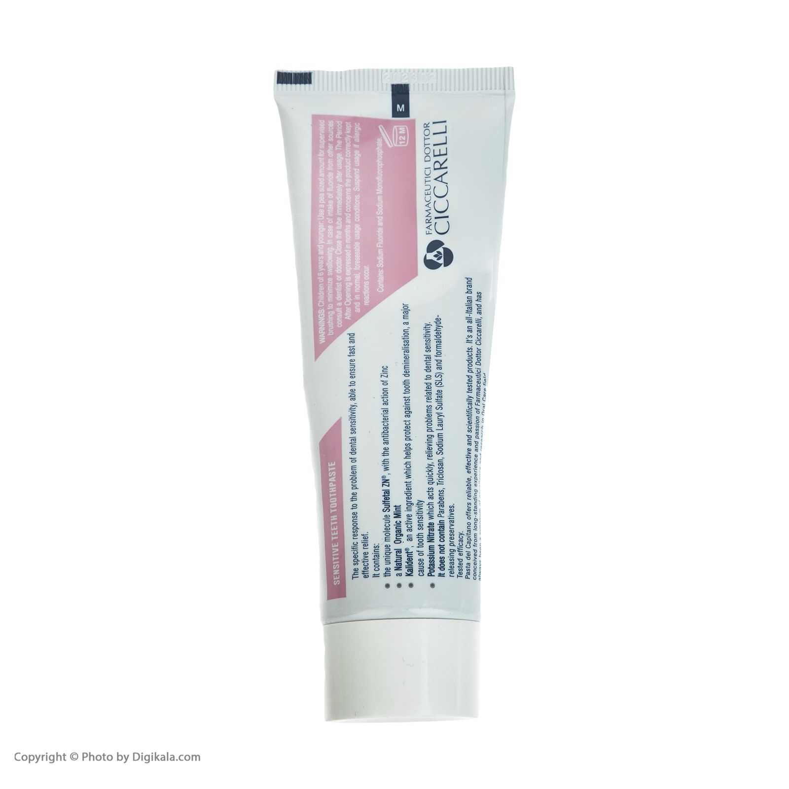 خمیر دندان پاستا دل کاپیتانو مدل Sensitive Teeth حجم 75 میلی لیتر -  - 5