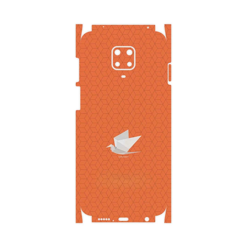 برچسب پوششی ماهوت مدل Minimalist origami bird-FullSkin مناسب برای گوشی موبایل شیائومی Redmi Note 9 Pro