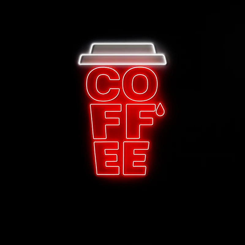 چراغ نئونی مدل  coffee mug