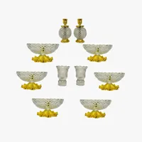 مجموعه ظروف هفت سین 10 پارچه مدل باکارا