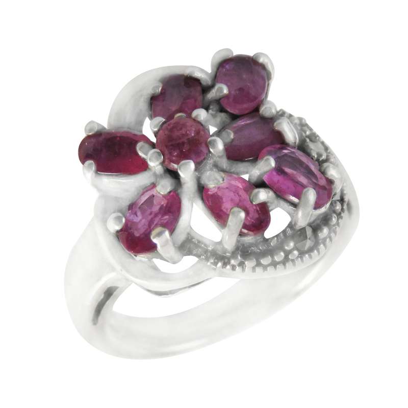 انگشتر نقره زنانه کد 2737