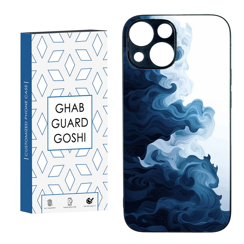 کاور قاب گارد گوشی طرح آبرنگی کد TPU-174 مناسب برای گوشی موبایل اپل IPHONE 13 MINI