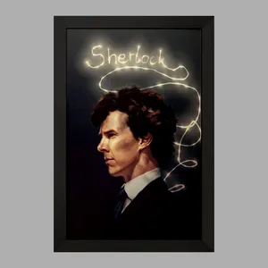 تابلو خندالو مدل شرلوک هولمز Sherlock Holmes  کد 10163