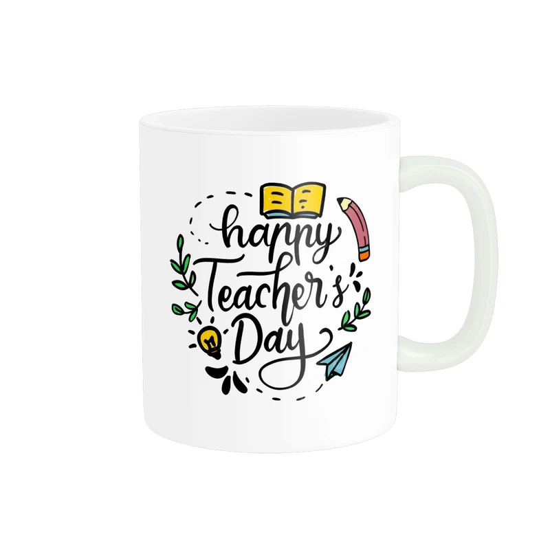 ماگ پاد آفرین مدل مناسبتی طرح روز معلم مبارک کد p8900