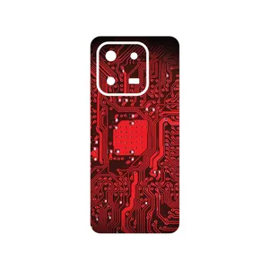 MAHOOT Red_Printed_Circuit_Board Cover Sticker for Honor X7d 4G