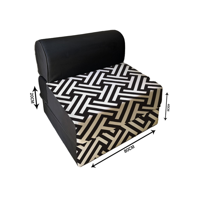 مبل تختخواب شو یک نفره نوپه هوم مدل پترن هندسی P1068