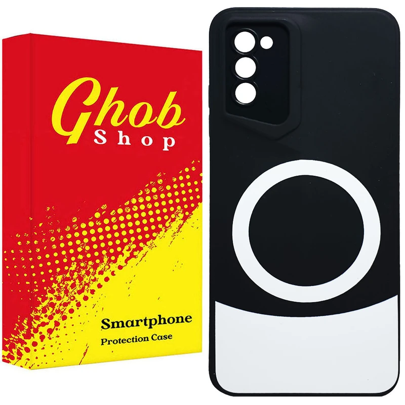 کاور قاب شاپ مدل مگ سیف طرح دو رنگ مناسب برای گوشی موبایل سامسونگ Galaxy A03s / A02s