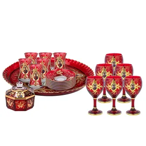 سرویس چای خوری 20 پارچه مدل شاه عباسي LAZ