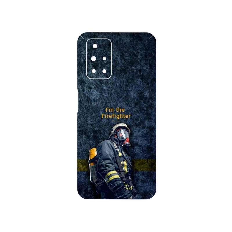 برچسب پوششی ماهوت مدل Firefighter مناسب برای گوشی موبایل شیائومی Redmi 10 Prime