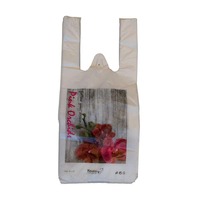 کیسه خرید کوالا مدل orchide3040 بسته 100 عددی