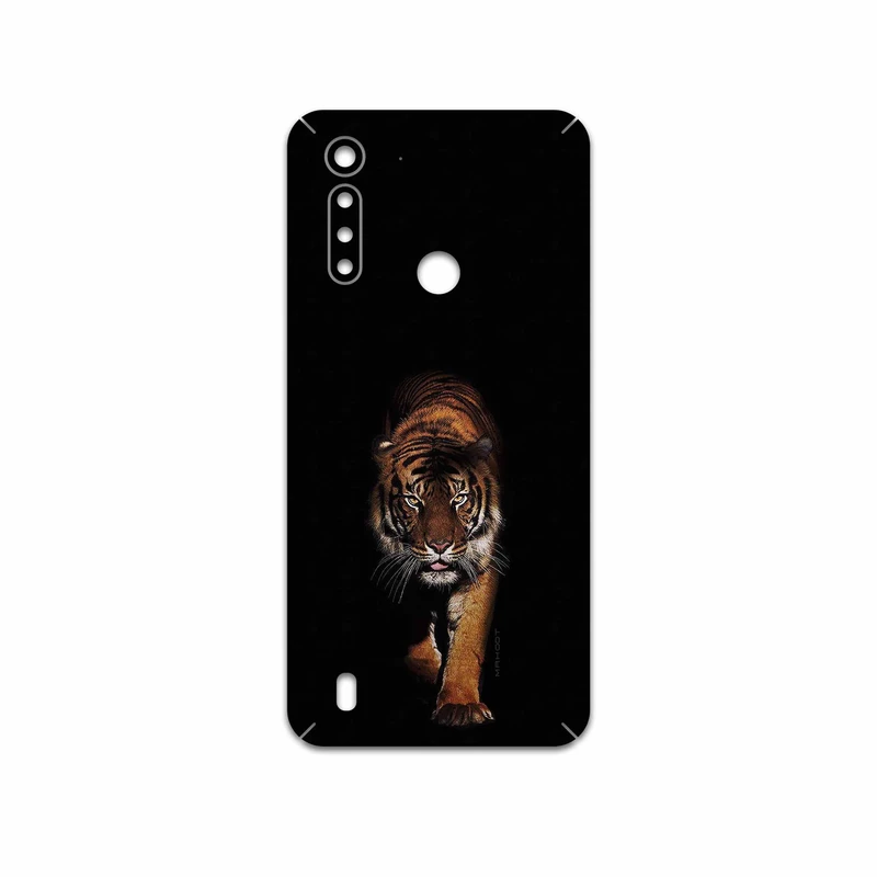 برچسب پوششی ماهوت مدل Wild Tiger مناسب برای گوشی موبایل موتورولا Moto G8 Power Lite