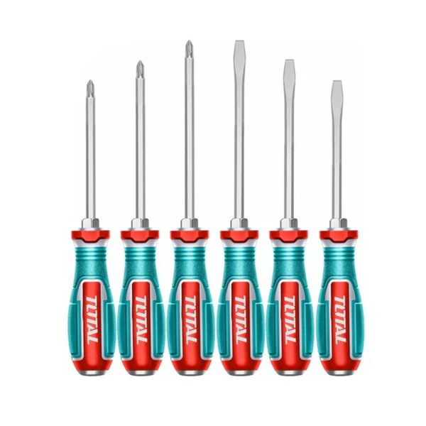 پیچ گوشتی ضربه خور توتال مدل TGTST0606 مجموعه 6 عددی