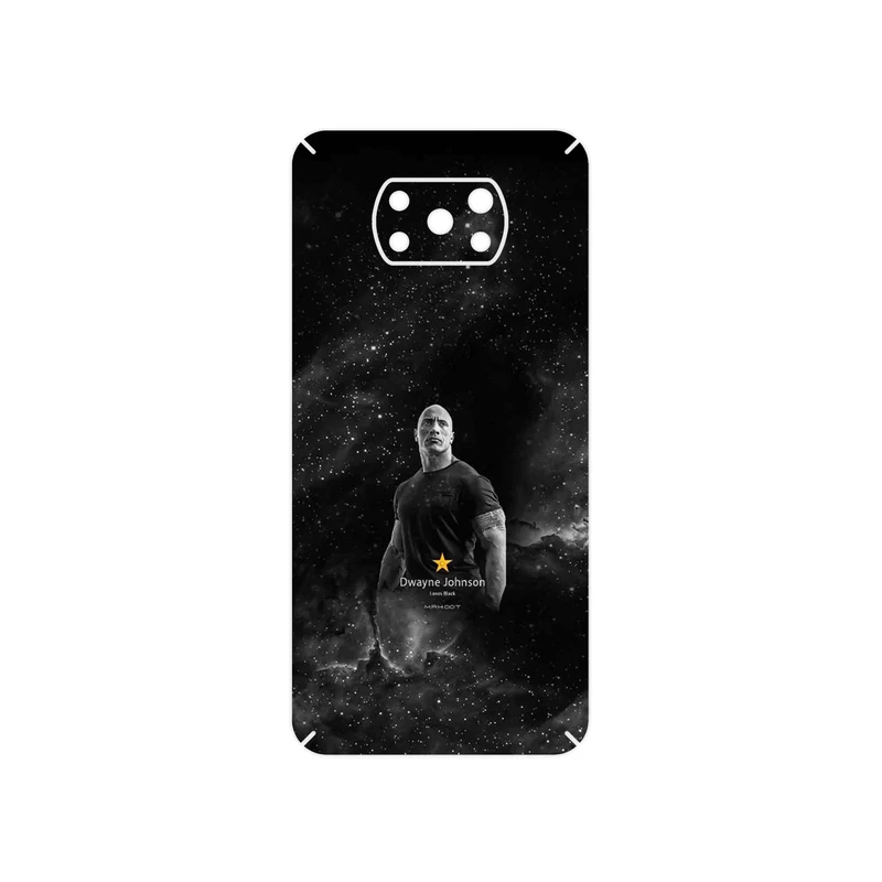 برچسب پوششی ماهوت مدل Dwayne Johnson مناسب برای گوشی موبایل شیائومی Poco X3 Pro