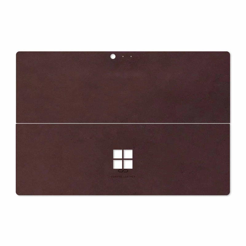 برچسب پوششی ماهوت مدل Matte-Dark-Brown-Leather مناسب برای تبلت مایکروسافت Surface Pro 4 2015