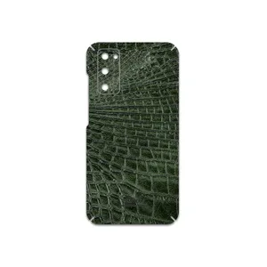 MAHOOT Green-Crocodile-Leather Cover Sticker for Samsung Galaxy S20 FE