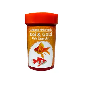 غذای ماهی گلدفیش اتلانتیک مدل koi & gold وزن 60 گرم