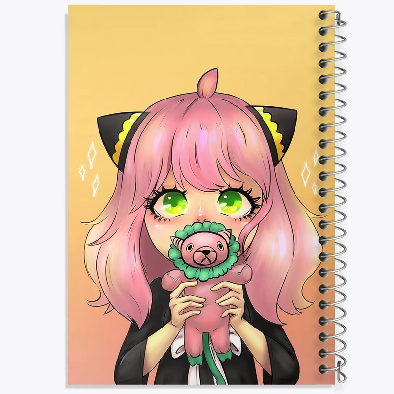 دفتر لیست خرید 50 برگ خندالو طرح آنیا فورجر انیمه اسپای ایکس کد F2832