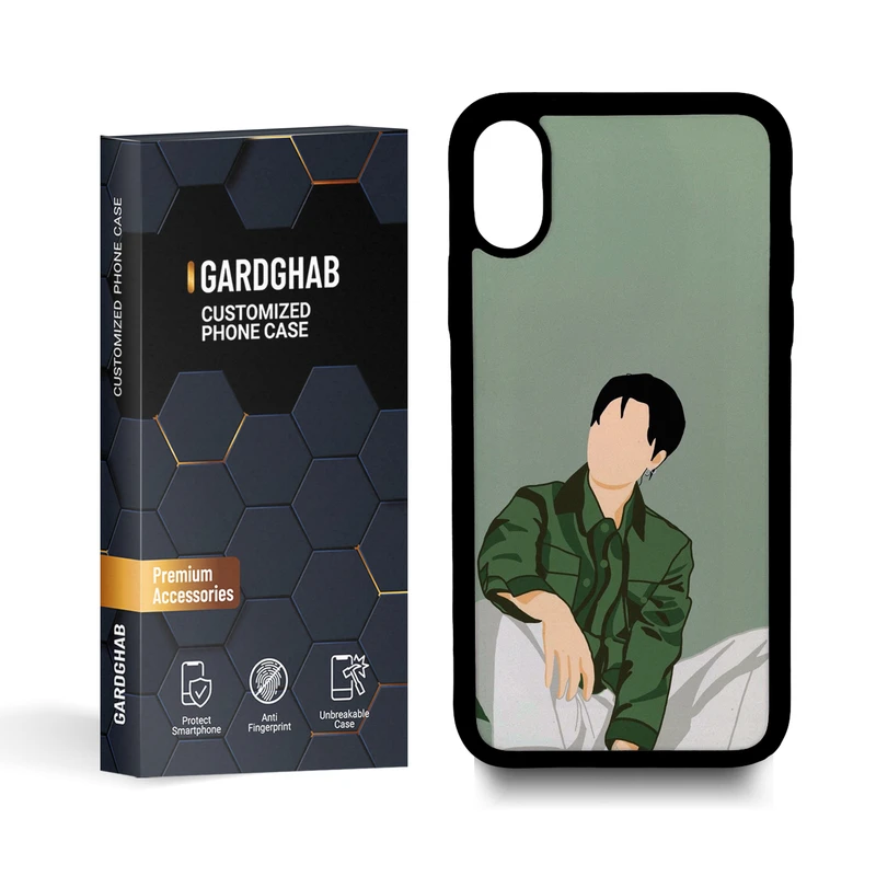  کاور گارد قاب مدل پسرانه مناسب برای گوشی موبایل اپل iphone x / xs 