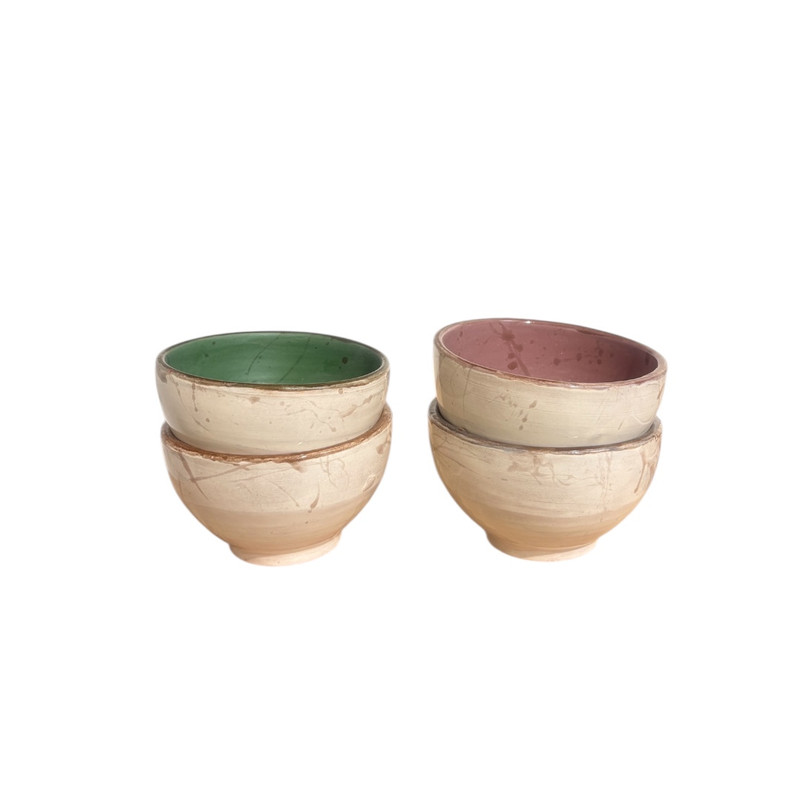 کاسه سرامیکی طرح مینیمال مجموعه ۴ عددی