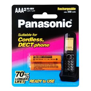 نقد و بررسی باتری تلفن بی سیم پاناسونیک مدل HHR-55AAAB بسته دو عددی توسط خریداران