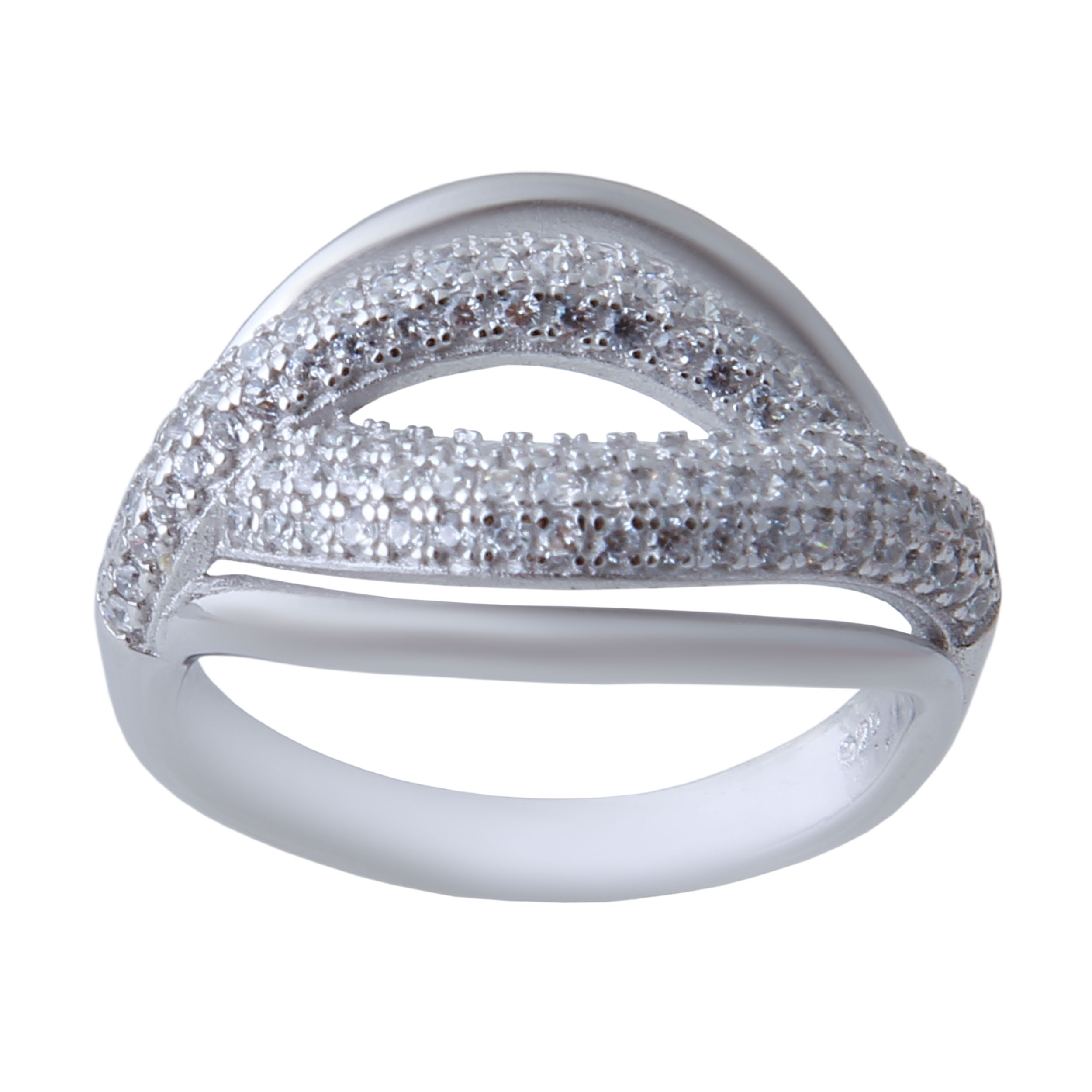 انگشتر نقره زنانه بازرگانی میلادی کد AWR_416