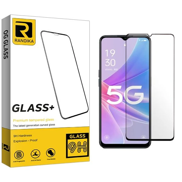 محافظ صفحه نمایش شیشه ای راندیکا مدل RK مناسب برای گوشی موبایل اوپو A1x