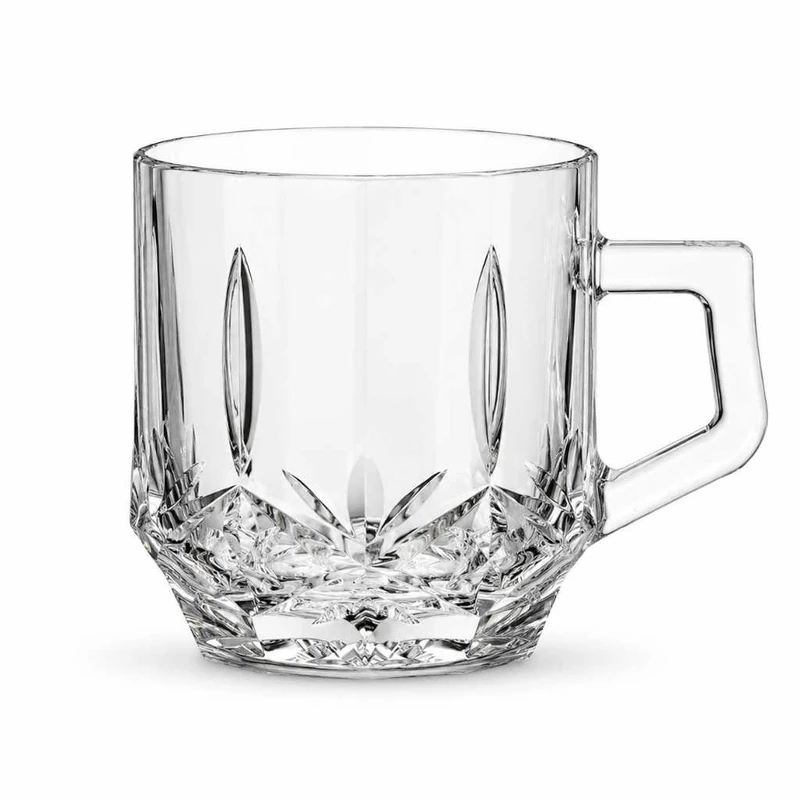فنجان شیشه و بلور اصفهان مدل Haylin مجموعه ۶ عددی