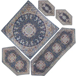 ست 5 تکه رومیزی ترمه مدل نسترن کد SW88