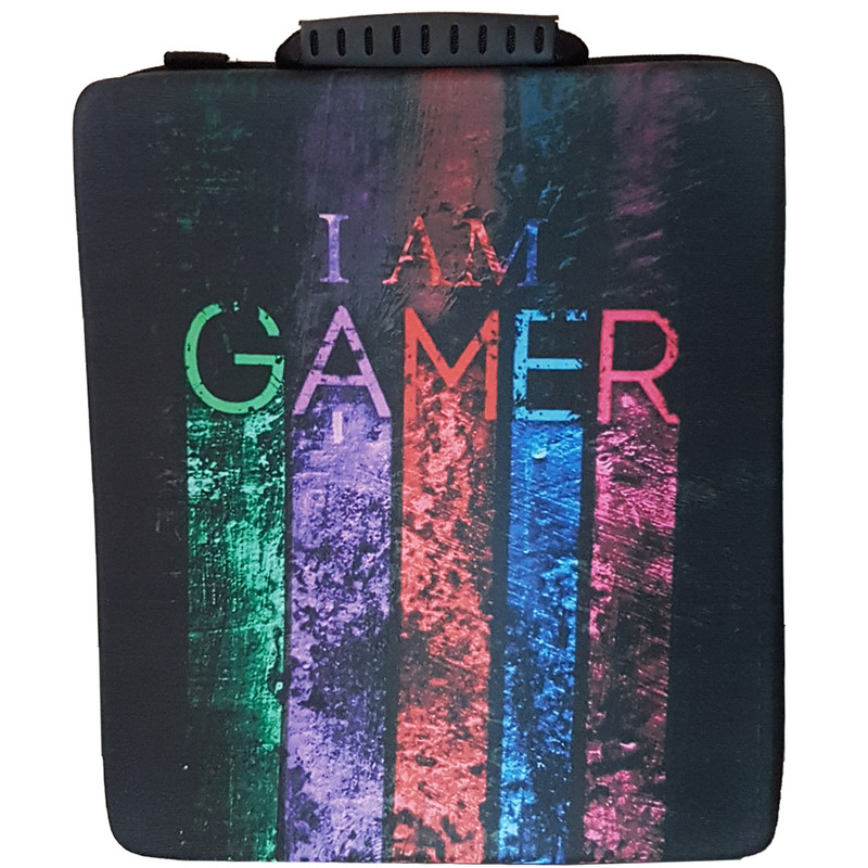 کیف حمل پلی استیشن 4 اسلیم و پرو طرح GAMER کد 72