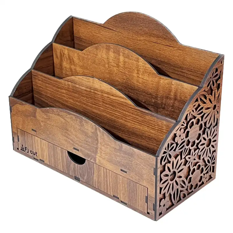 استند لوازم آرایشی اف جی کات مدل کشویی طرح گل کد A78