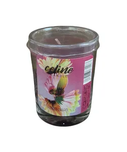 شمع لیوانی سلین مدل Flower dream