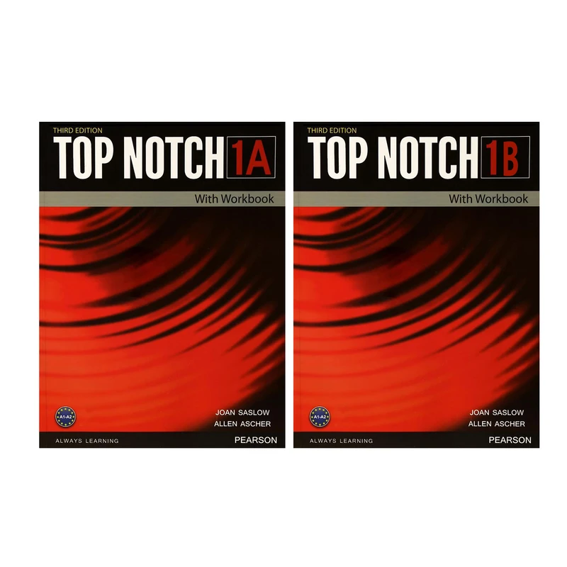 کتاب Top Notch 1 اثر Joan Saslow and Allen Ascher انتشارات هدف نوین 2 جلدی