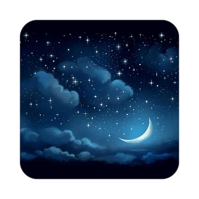 زیر لیوانی کاکتی طرح ماه و ستاره مدل mp53239