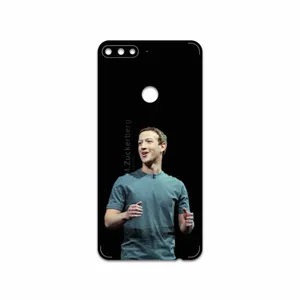 MAHOOT Mark Zuckerberg Cover Sticker for Huawei Y7 Prime 2018