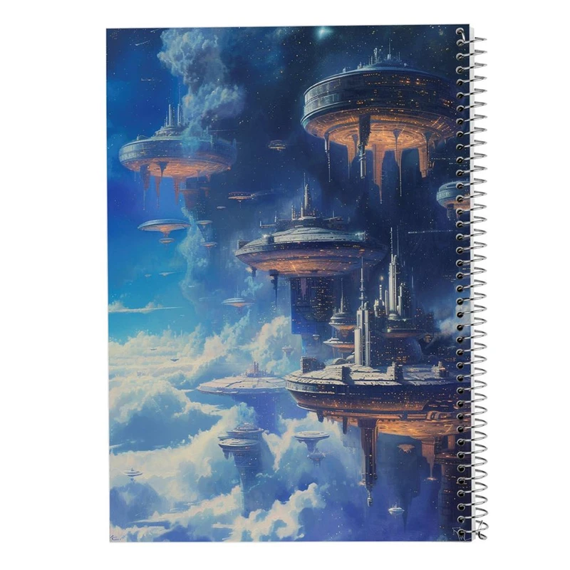 دفتر ژورنال نویسی 50 برگ مدوپد مدل نقطه ای طرح فضا کد DF15108